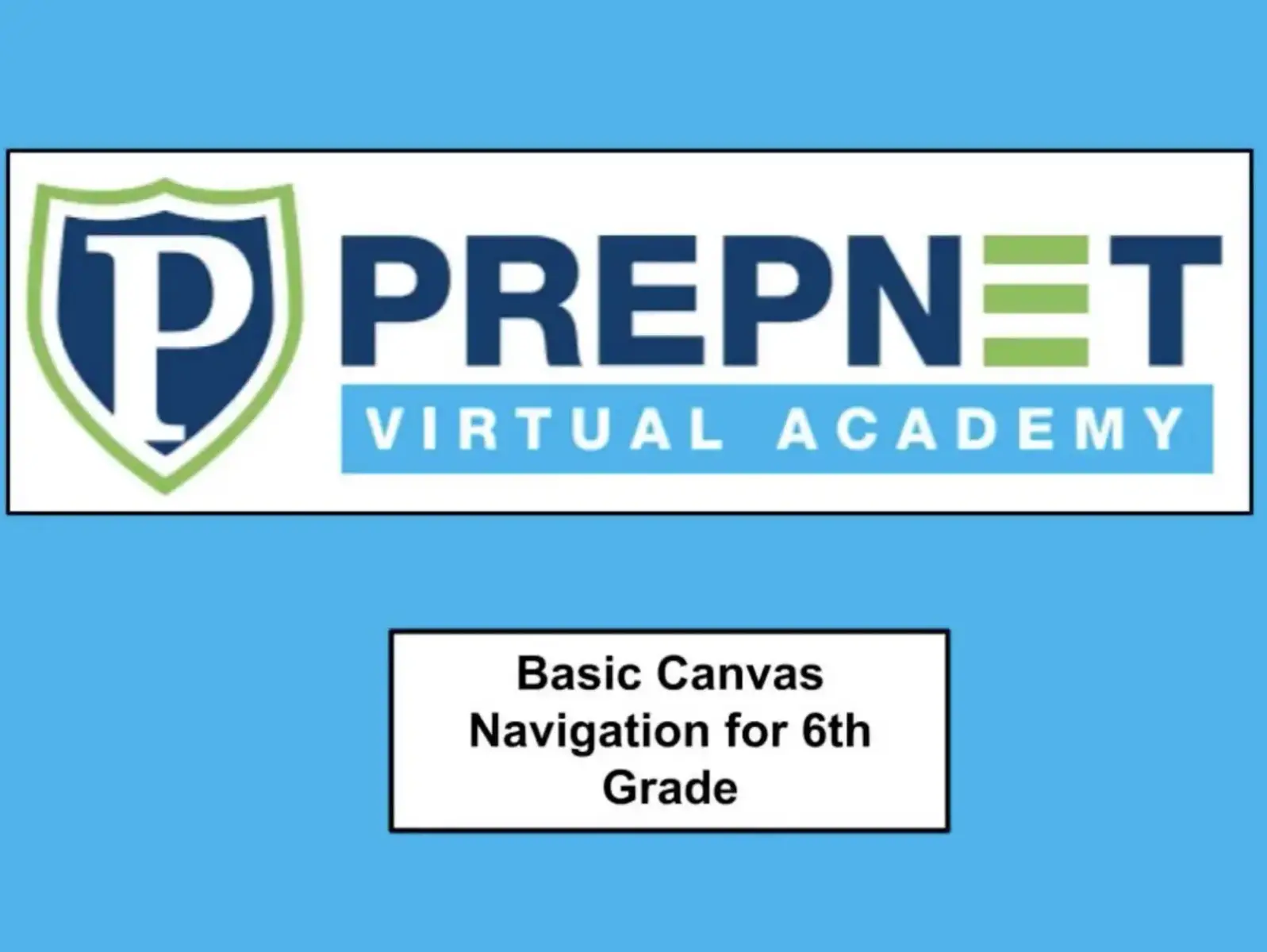 Navigating Canvas 6th Grade
